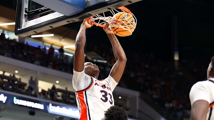 Auburn Tigers forward Sebastian Williams-Adams is averaging 11 points and 4.5 rebounds per game.