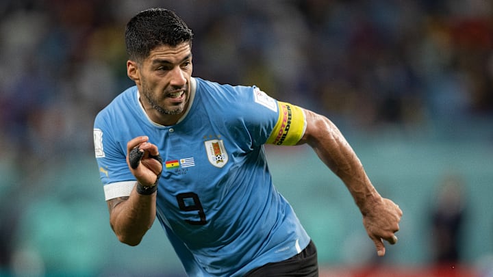 Luis Suárez foi titular em dois jogos na Copa do Mundo do Catar mas não marcou nenhum gol