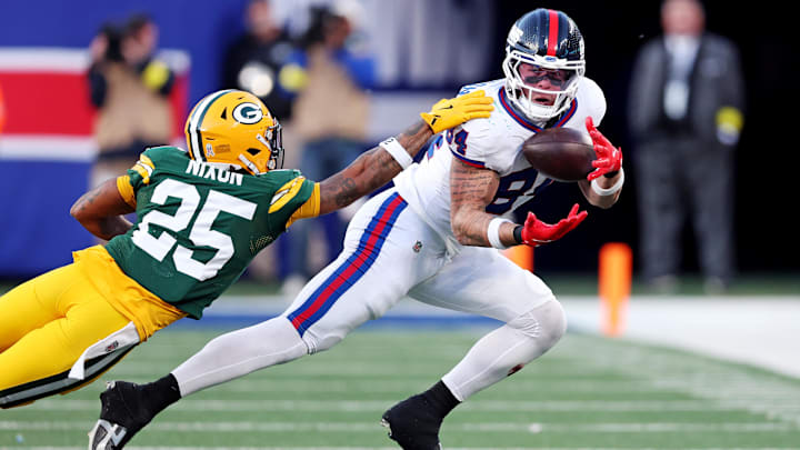 Giants TE Theo Johnson is a strong Week 15 fantasy football play, but is he a better option than Colston Loveland? Giants TE Theo Johnson is a strong Week 15 fantasy football play, but is he a better option than Colston Loveland?