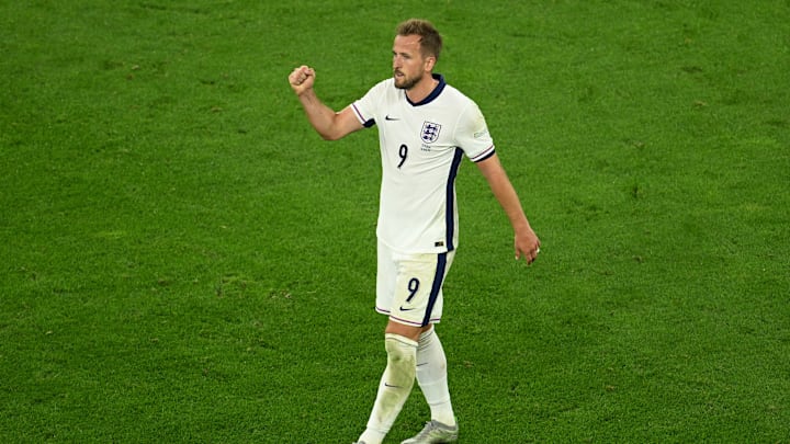 Bayern Munich and England forward Harry Kane opened his account for Euro 2024 by scoring against Denmark on Thursday.