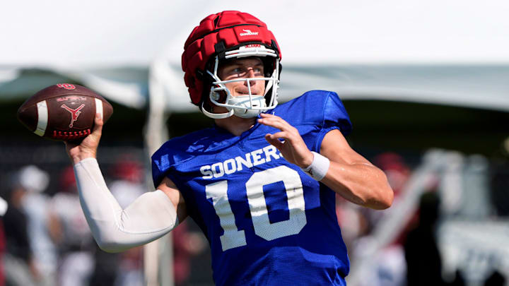 Oklahoma quarterback John Mateer