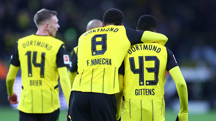 Gefeierter Shootingstar: Jamie Gittens (rechts)