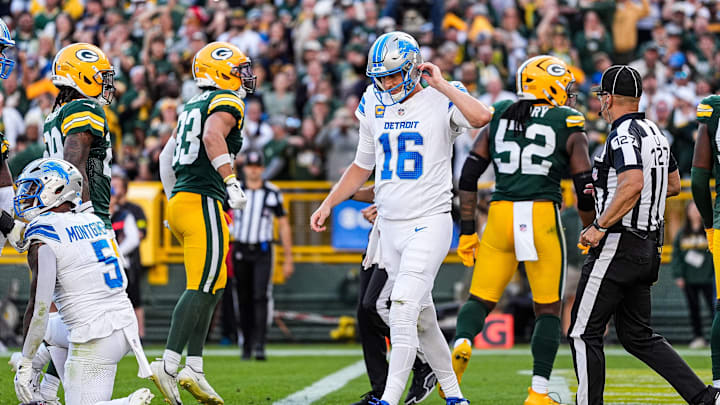 Green Bay throttled the Detroit Lions at Lambeau Field.