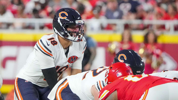 What Caleb Williams is looking at when he's at the line of scrimmage and dropping back is key.