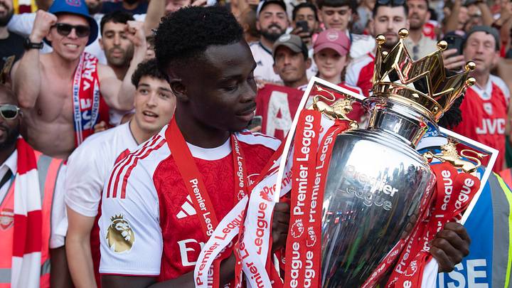 Saka helping his side to victory Saka helping his side to victory