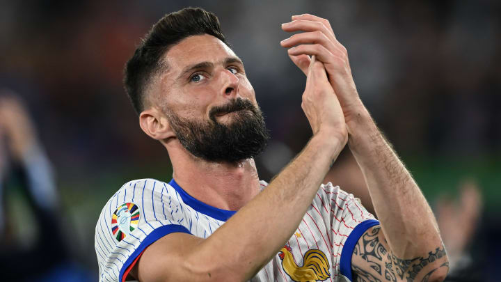 Olivier Giroud est entré en fin de match, face à l'Autriche 