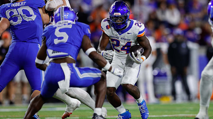 Boise State Broncos running back Dylan Riley.