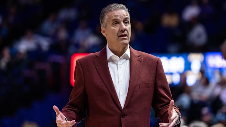Arkansas Razorbacks head coach John Calipari