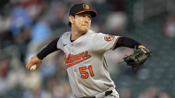 May 7, 2025; Minneapolis, Minnesota, USA; Baltimore Orioles relief pitcher Matt Bowman (51) delivers a pitch against the Minnesota Twins in the eighth inning at Target Field. Mandatory Credit: Jesse Johnson-Imagn Images May 7, 2025; Minneapolis, Minnesota, USA; Baltimore Orioles relief pitcher Matt Bowman (51) delivers a pitch against the Minnesota Twins in the eighth inning at Target Field. Mandatory Credit: Jesse Johnson-Imagn Images