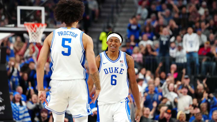 Duke basketball forward Maliq Brown