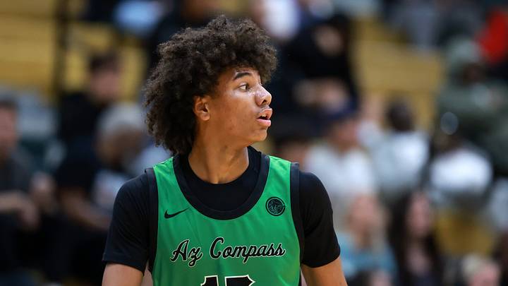 Jan 2, 2026; Mesa, AZ, USA; Arizona Compass Prep forward DeMarcus Henry (15) against Spire Institute (OH) during the HoopHall West Tournament at Skyline High School. Mandatory Credit: Mark J. Rebilas-Imagn Images Jan 2, 2026; Mesa, AZ, USA; Arizona Compass Prep forward DeMarcus Henry (15) against Spire Institute (OH) during the HoopHall West Tournament at Skyline High School. Mandatory Credit: Mark J. Rebilas-Imagn Images