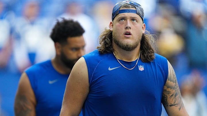 Indianapolis Colt Luke Tenuta warms up before the game against the Tennessee Titans on Sunday, Oct. 2, 2022, at Lucas Oil Stadium in Indianapolis.
Nfl Tennessee Titans At Indianapolis Colts Indianapolis Colt Luke Tenuta warms up before the game against the Tennessee Titans on Sunday, Oct. 2, 2022, at Lucas Oil Stadium in Indianapolis.
Nfl Tennessee Titans At Indianapolis Colts