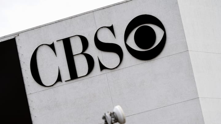 CBS logo seen at the CBS Television City Studio in Los...