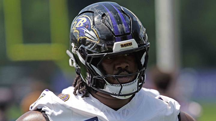 Baltimore Ravens lineman Rayshaun Benny Baltimore Ravens lineman Rayshaun Benny