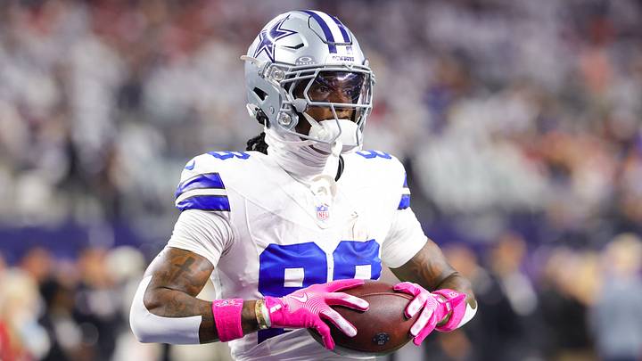 Dallas Cowboys wide receiver CeeDee Lamb before the game against the Tampa Bay Buccaneers at AT&T Stadium. Dallas Cowboys wide receiver CeeDee Lamb before the game against the Tampa Bay Buccaneers at AT&T Stadium.
