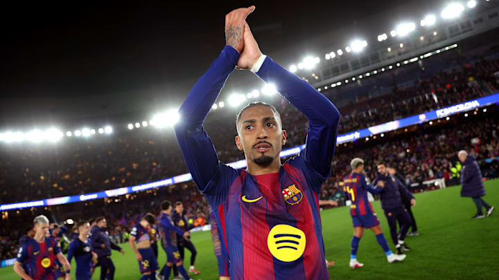 Raphinha foi o grande nome da classificação do Barcelona 