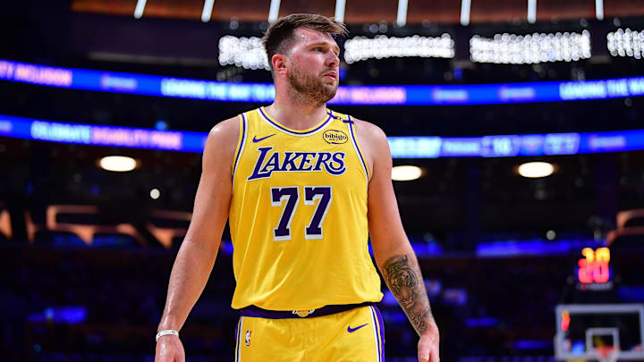Los Angeles Lakers guard Luka Doncic.