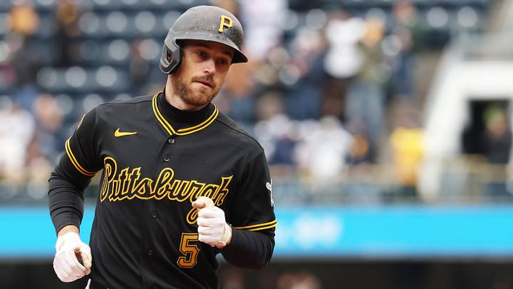 Apr 30, 2026; Pittsburgh, Pennsylvania, USA; Pittsburgh Pirates second baseman Brandon Lowe (5) circles the bases on a solo home run against the St. Louis Cardinals during the seventh inning at PNC Park. Mandatory Credit: Charles LeClaire-Imagn Images Apr 30, 2026; Pittsburgh, Pennsylvania, USA; Pittsburgh Pirates second baseman Brandon Lowe (5) circles the bases on a solo home run against the St. Louis Cardinals during the seventh inning at PNC Park. Mandatory Credit: Charles LeClaire-Imagn Images