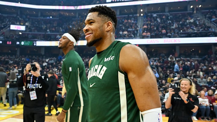 Milwaukee Bucks v Cleveland Cavaliers Milwaukee Bucks v Cleveland Cavaliers