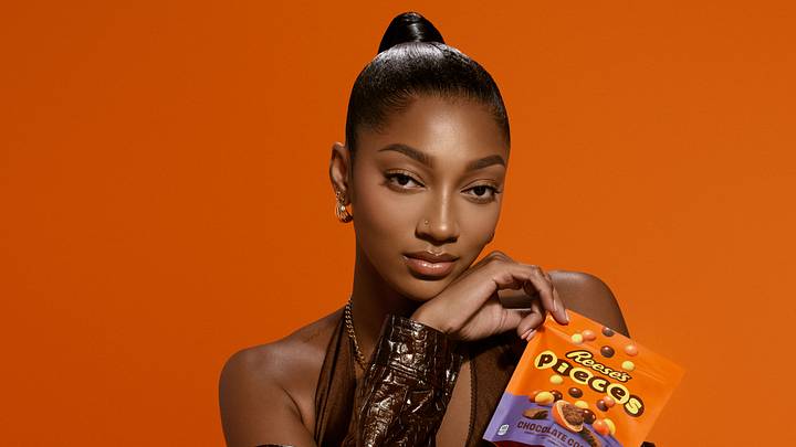 Angel Reese and Reebok have teamed up with REESE'S. Angel Reese and Reebok have teamed up with REESE'S.