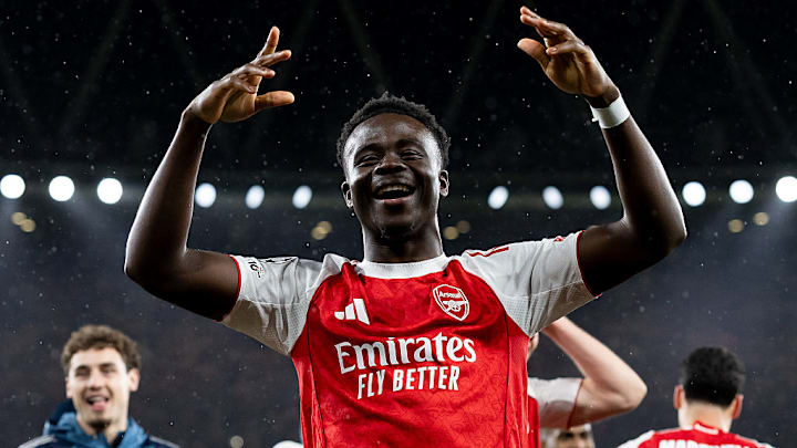 Bukayo Saka sent Arsenal to their first Champions League final in 20 years. Bukayo Saka sent Arsenal to their first Champions League final in 20 years.