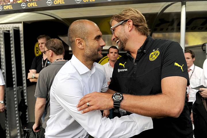 Pep Guardiola, Jurgen Klopp เป๊ป กวาร์ดิโอล่า, เยือร์เกน คล็อปป์