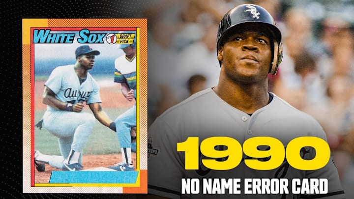 In 2025, Topps payed homage to the iconic No Name Frank Thomas error card with a No Name tribute card, which was limited to just 35 copies. One of the 2025 tribute cards sold for over $2,000 last March.
