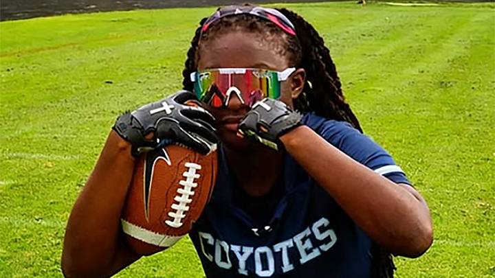 Clarksburg's Jhovi Palmer gained 205 all-purpose yards and scored a touchdown in a loss to Damascus. Clarksburg's Jhovi Palmer gained 205 all-purpose yards and scored a touchdown in a loss to Damascus.