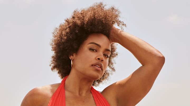 Natalie Gage was photographed by Yu Tsai in Atlantic City, N.J. Swimsuit by 437.