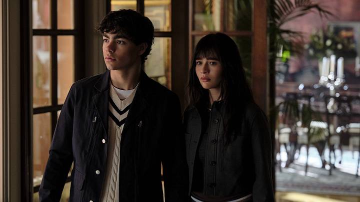 Malachi Barton and Malina Weissman in Coven Academy Malachi Barton and Malina Weissman in Coven Academy