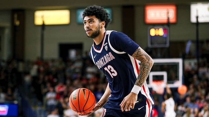 Gonzaga Bulldogs forward Izan Almansa (13). Gonzaga Bulldogs forward Izan Almansa (13).