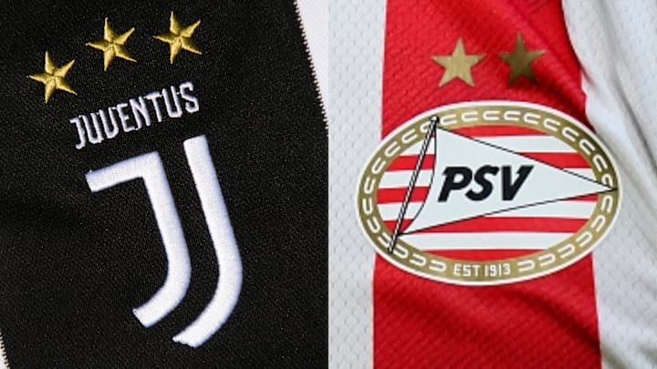 Juventus and PSV meet on Tuesday