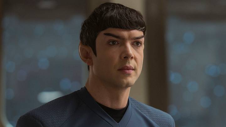 Ethan Peck as Spock in season 4, episode 2, of Star Trek: Strange New Worlds streaming on Paramount+, 2026. Photo Credit: Jan Thijs/Paramount+ Ethan Peck as Spock in season 4, episode 2, of Star Trek: Strange New Worlds streaming on Paramount+, 2026. Photo Credit: Jan Thijs/Paramount+