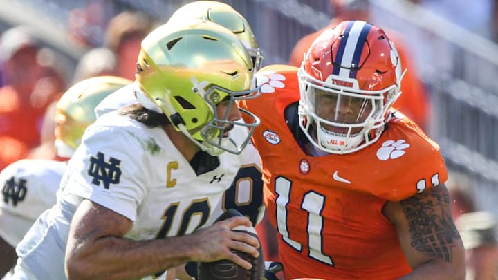 Clemson Tigers defensive lineman Peter Woods is one of the top returning players in all of college football. Clemson Tigers defensive lineman Peter Woods is one of the top returning players in all of college football.
