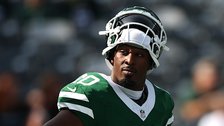 New York Jets running back Breece Hall New York Jets running back Breece Hall