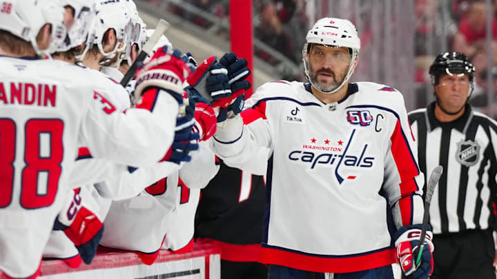 Washington Capitals winger Alex Ovechkin Washington Capitals winger Alex Ovechkin