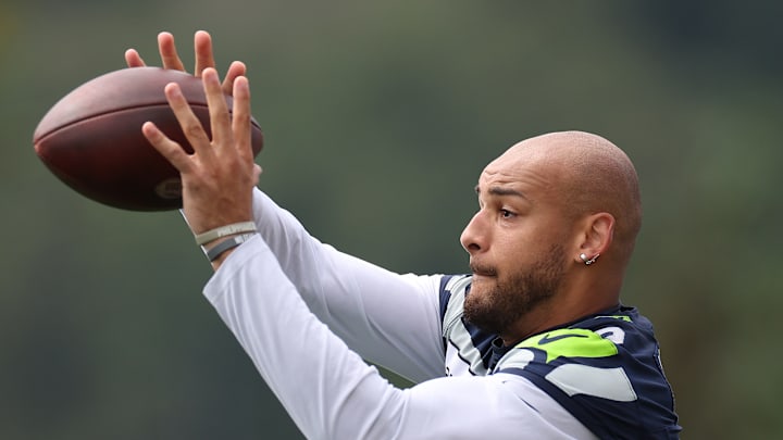 Cody White of the Seattle Seahawks Cody White of the Seattle Seahawks