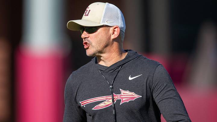 Florida State head coach Mike Norvell