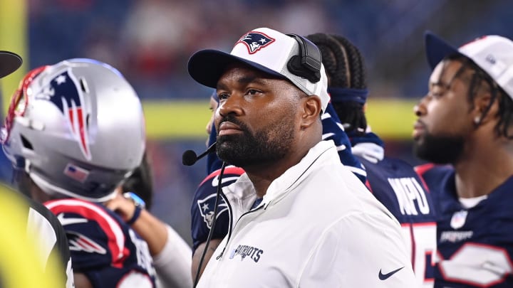 New England Patriots head coach Jerod Mayo.