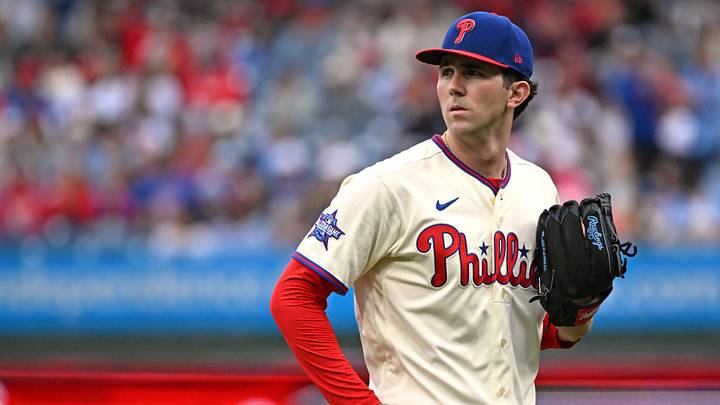 May 24, 2026; Philadelphia, Pennsylvania, USA; Philadelphia Phillies pitcher Andrew Painter (24) against the Cleveland Guardians at Citizens Bank Park. Mandatory Credit: Eric Hartline-Imagn Images