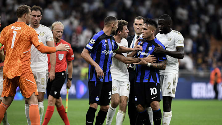 UEFA Champions League match FC Internazionale vs Bayern Munich in Milan, Italy