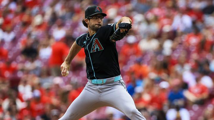 Jun 14, 2026; Cincinnati, Ohio, USA; Arizona Diamondbacks starting pitcher Zac Gallen (23) pitches against the Cincinnati Reds in the third inning at Great American Ball Park. Mandatory Credit: Katie Stratman-Imagn Images Jun 14, 2026; Cincinnati, Ohio, USA; Arizona Diamondbacks starting pitcher Zac Gallen (23) pitches against the Cincinnati Reds in the third inning at Great American Ball Park. Mandatory Credit: Katie Stratman-Imagn Images