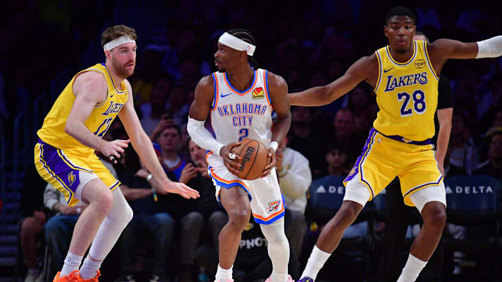 Shai Gilgeous-Alexander volvió a lucir estelar ante Los Angeles Lakers en la ronda regular