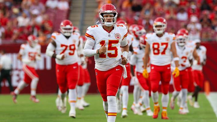 Patrick Mahomes is recovering from season-ending ACL surgery.