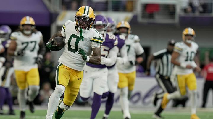 Bet on Matthew Golden to score a touchdown on Sunday in Week 2. Bet on Matthew Golden to score a touchdown on Sunday in Week 2.