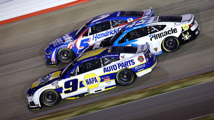 Chase Elliott, Kyle Larson, Hendrick Motorsports, Tyler Reddick, 23XI Racing, NASCAR Cup Series Chase Elliott, Kyle Larson, Hendrick Motorsports, Tyler Reddick, 23XI Racing, NASCAR Cup Series
