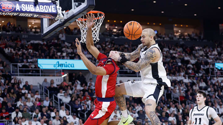 Powell's hard foul of Hopkins led to a brawl between St. John's and Providence. 