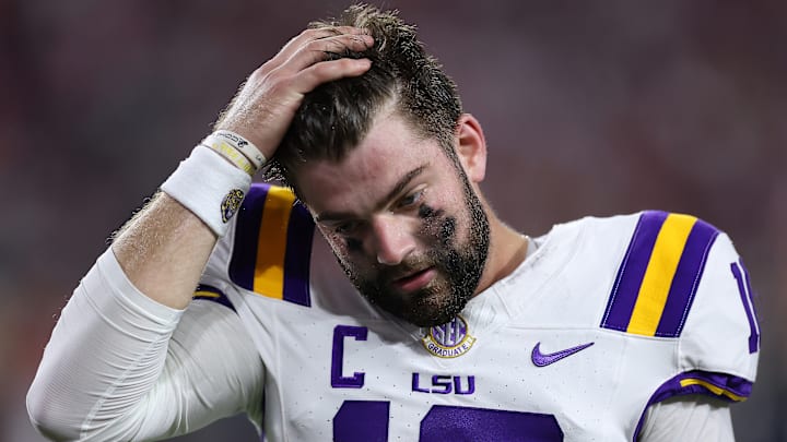 Garrett Nussmeier, LSU v Alabama Garrett Nussmeier, LSU v Alabama