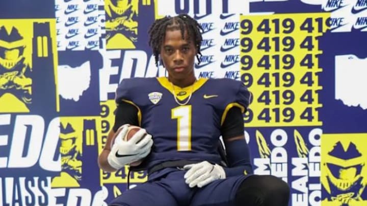 Florida 2025 4-star CB Jett White at Toledo. 