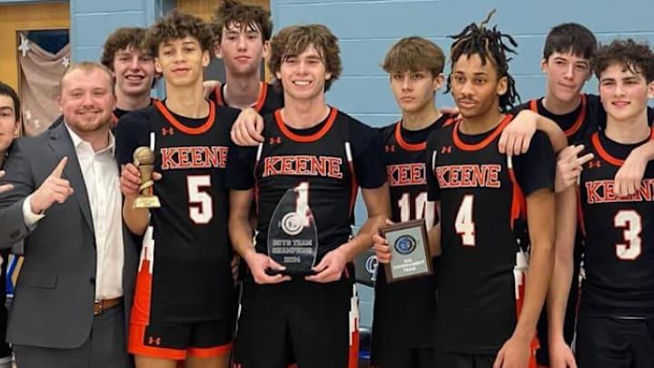 Keene is No. 3 in this week's Top 10 New Hampshire Boys Basketball State Rankings.